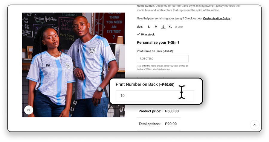 write your number
